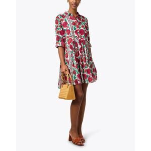 Ro's Garden Deauville Mini Dress Red Floral